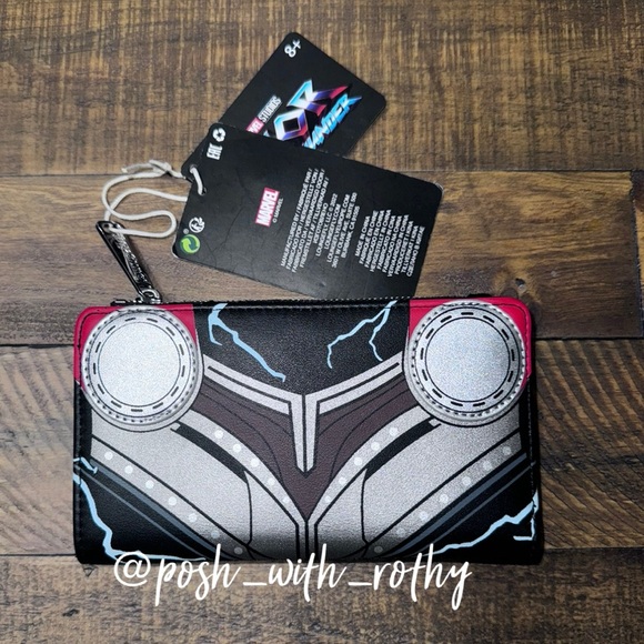 Loungefly Marvel Thor Love and Thunder Flap Wallet, NWT - Picture 2 of 6